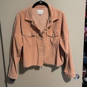 Peach colored Corduroy jacket